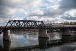 MBTA 1051 coming over the bridge